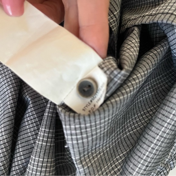 Prana Men’s Gray Plaid Button Front Long Sleeve Shirt Medium - Picture 10 of 11